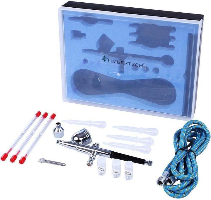 Produktbild Timbertech Airbrush-Set mit Kompressor