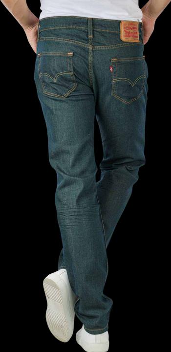 Actual product image Levis 511 Jeans rinsed playa (W32/L34)