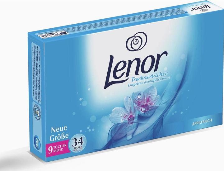 Produktbild Lenor Trocknertücher Aprilfrisch (34 Waschgänge, Waschtücher)