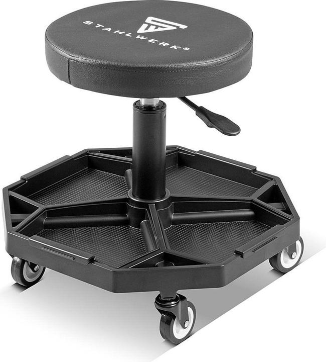 Actual product image Stahlwerk Workshop stool WRH-136 ST loadable up to 136 kg height-adjustable (136 kg)