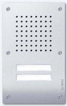 Produktbild Siedle S. & Soehne Audio Edelstahl-Türstation CL 111-2 R-02 Classic 6+n-System