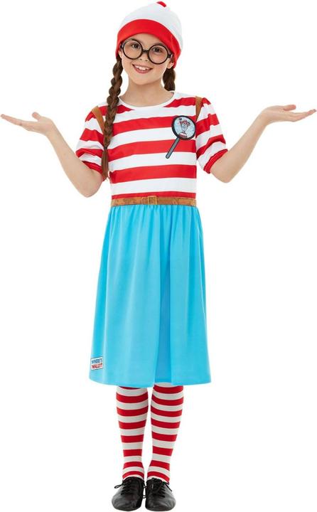 Immagine prodotto Wheres Wally? Ragazze Deluxe Wenda Costume (128, 134, 130 B)