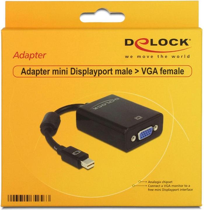 Immagine prodotto Delock Adattatore per monitor da Mini-DP a VGA (VGA, 16 cm)