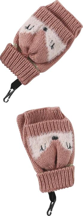 Produktbild Vertbaudet Mädchen Weihnachts-Geschenkset: Mütze, Rundschal & Halbhandschuhe