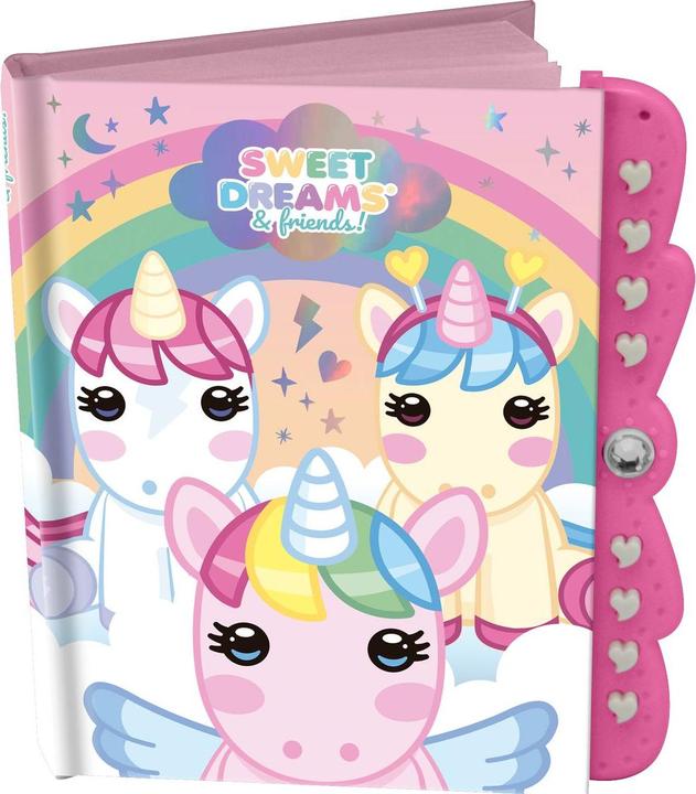 Actual product image Kids Licensing Licorne journal intime avec code