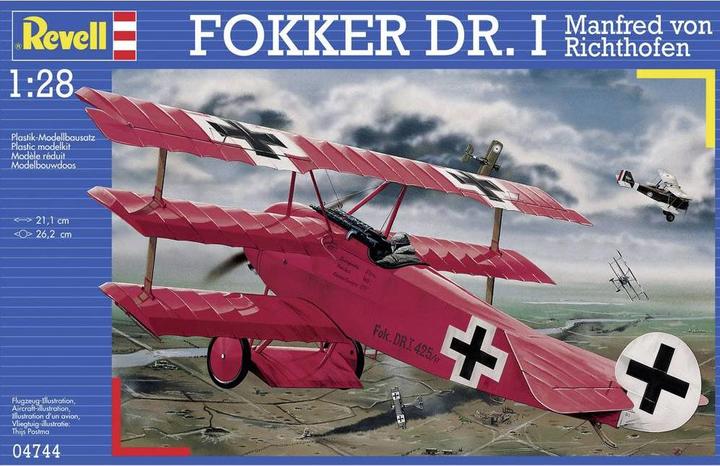 Actual product image Revell Fokker Dr.1 Manfred von Richthofen