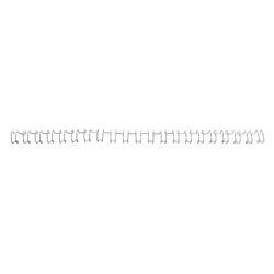 Image du produit GBC Fil de dos pour reliure, 8 mm, 21 anneaux, argent