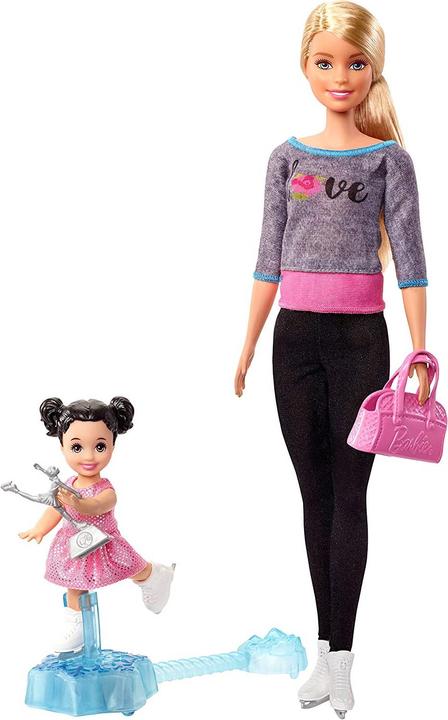 Image du produit Barbie Jeu de poupées sportives - Entraîneur de patinage artistique