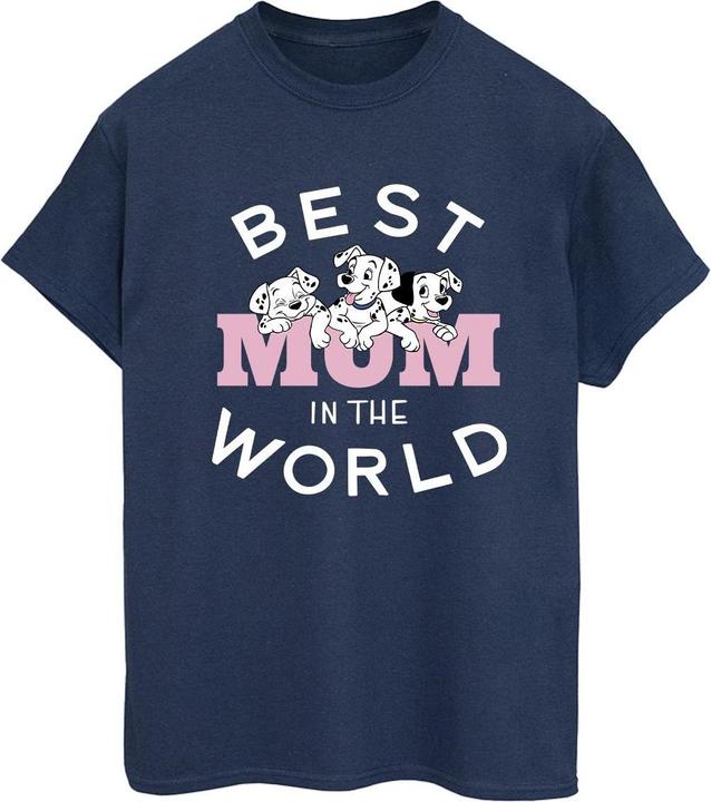 Immagine prodotto Disney 101 Dalmatians Best Mum In The World Maglietta Ampia Donna (L)