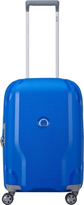 Delsey Clavel 4 Rad Handtasche Trolley Erweiterbar 55/35 cm Blau (55 l, Bagage à main (jusqu'à 50l))