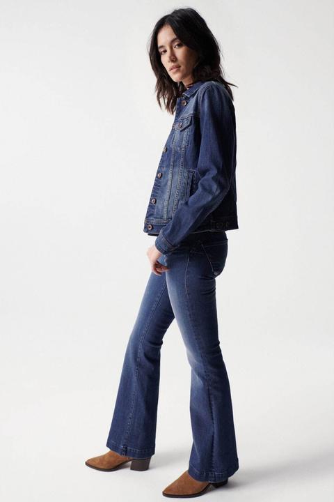 Produktbild Salsa Jeans Jeansjacken Denim Trucker Jacket (L)