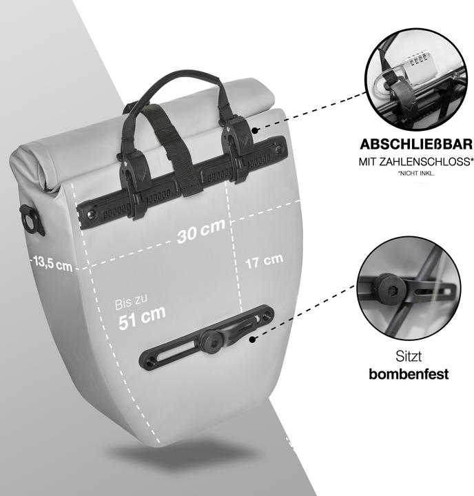 Actual product image Valkental ValkBasic (20 l, Luggage carrier bag)