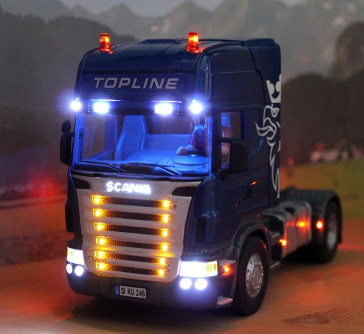 Image du produit Siku Tracteur Scania avec semi-remorque à benne basculante