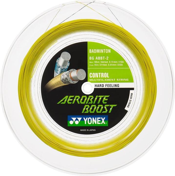 Immagine prodotto Yonex BG Aerobite BOOST / rotolo da 200 m, 0,72 mm e 0,61 mm
