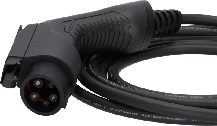 Actual product image Deltaco Typ 2 auf Typ 1 Kabel (Type 1, 3.60 kW, 16 A, 3 m)
