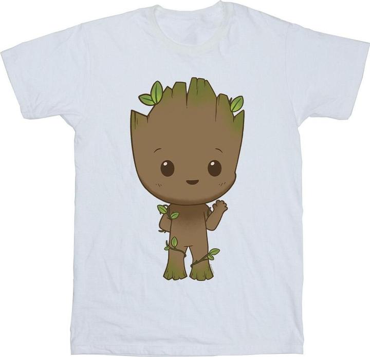Actual product image Mens I Am Groot Chibi Wave Pose T-Shirt (XL)