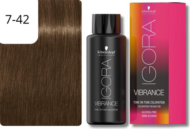 Image du produit Schwarzkopf Igora Vibrance Muted Desert 7-42 Blond moyen Beige Cendré 60 (7-42 Blond moyen Beige Cendre)