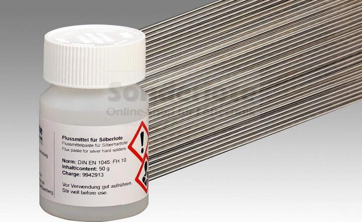 Produktbild Sonderlote 10 Lötstäbe Silberlot Abm. 1,0x500 mm