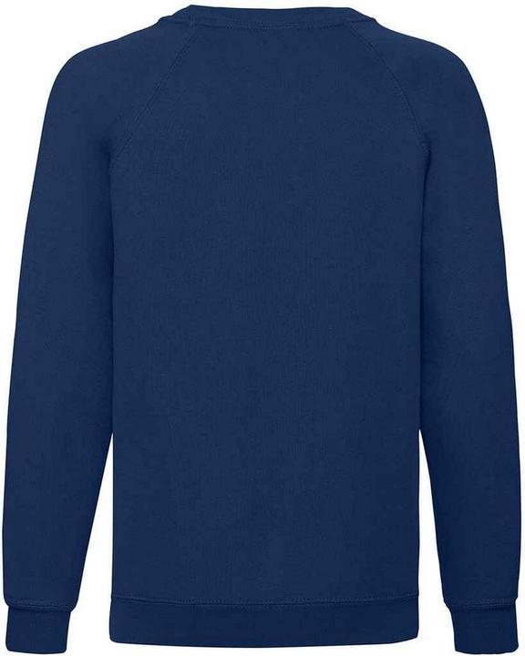 Actual product image Fruit of the Loom Childrens/Kids Classic Raglan Sweatshirt (116)