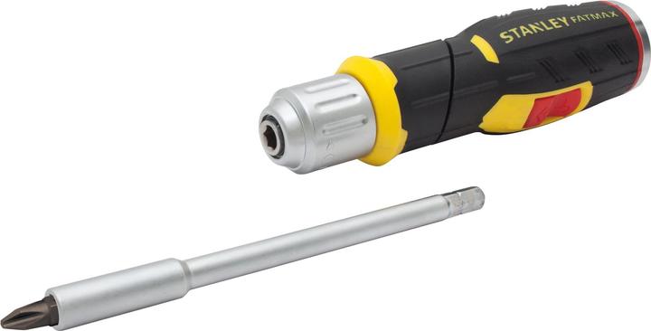 Actual product image Stanley Interchangeable bit flat screwdriver set, 12 pieces (Pozidriv cross recess (PZ), Port, Phillipps cross recess (PH))