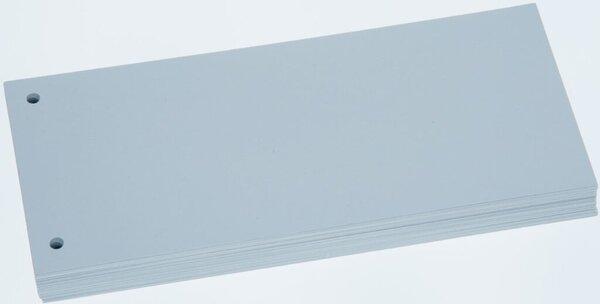 Image du produit Büroring Trennstreifen weiss, 10,5 x 22,8 cm, 190g/qm Karton, gelocht, 100 Stück
