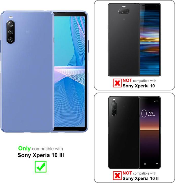 Image du produit Cadorabo Coque pour Sony Xperia 10 III universel avec Clip (Sony Xperia 10 III)