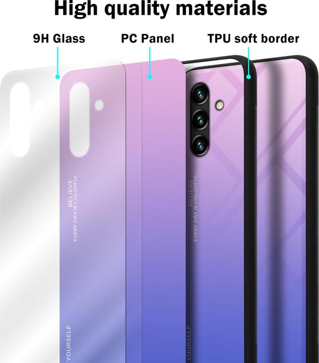 Actual product image Cadorabo TPU 2 colors glass envelope (Samsung Galaxy A13 5G)