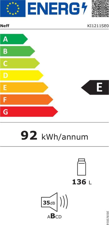 Energie-Label Neff KI1211SE0 (136 l)