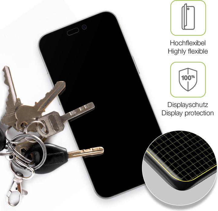 Actual product image Dipos Full Cover Screen Protector Matte (1 Piece, Apple iPhone 16)