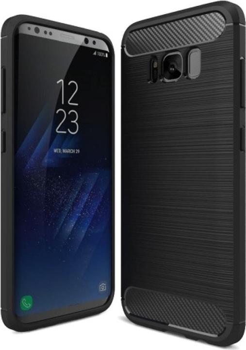 Produktbild Screenguard Samsung Galaxy S8 Hülle Carbon Brushed Soft TPU (Samsung Galaxy S8)
