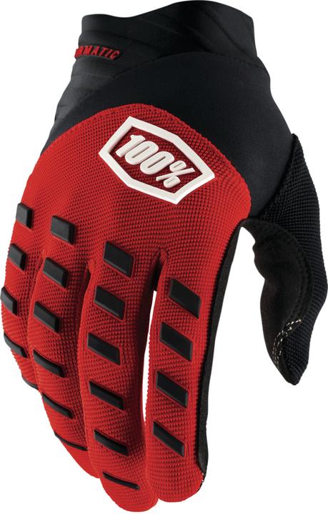 100% Airmatic Handschuhe rot-schwarz XXL (XXL)