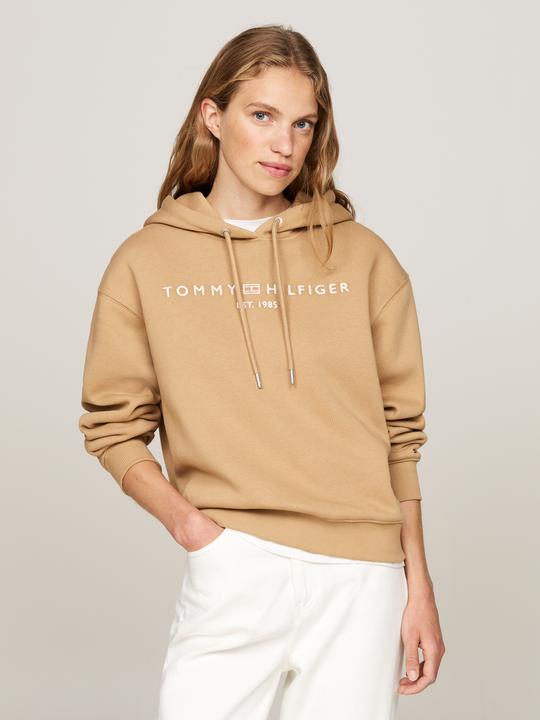 Actual product image Tommy Hilfiger Hoodie Dames Regular Fit - Beige - Maat XL (XL)
