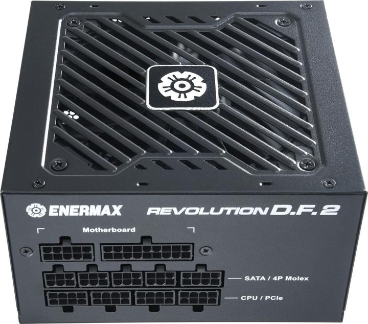 Immagine prodotto Enermax Alimentatore 850W Revo. Ventola DF2 80+ Gold da 14 cm. Modulare (850 W)