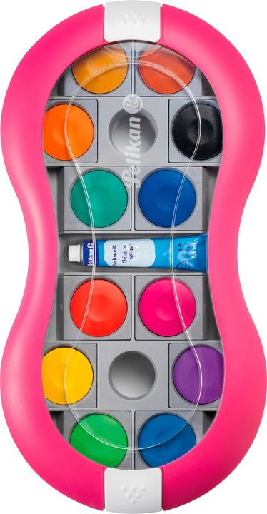 Actual product image Pelikan Cover paint box Space (Rose, Multicoloured)