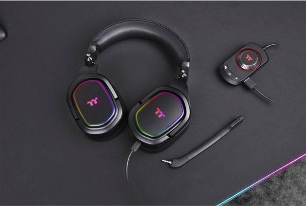 Actual product image Thermaltake Argent H5 RGB 7.1 Gaming Headset (Cable)
