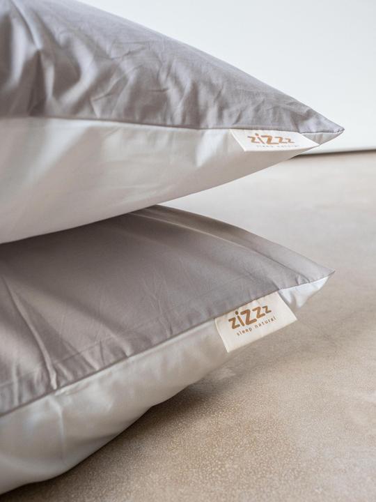 Image du produit Zizzz Taie d'oreiller en percale (Taie d'oreiller, 60 x 60 cm)