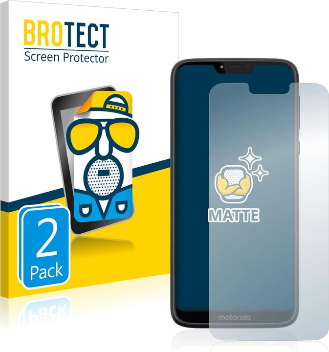 Actual product image BROTECT Protector Anti-Glare (2 Piece, Motorola Moto G7 Power)