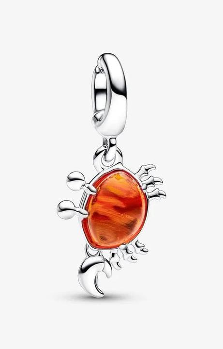 Actual product image Pandora Disney Ariel the Mermaid Sebastian Charm (Silver 925)