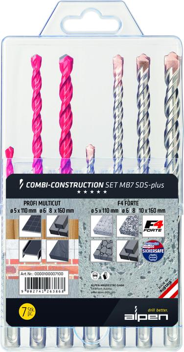 Actual product image Alpen sal drill assortment (5, 6, 8, 10 mm)