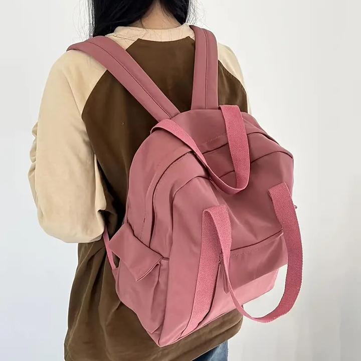 Only-Bags.Store Minimalistische Oxford Tuch Rucksack, College High School Rucksack, Mehrzweck grosse Kapazität