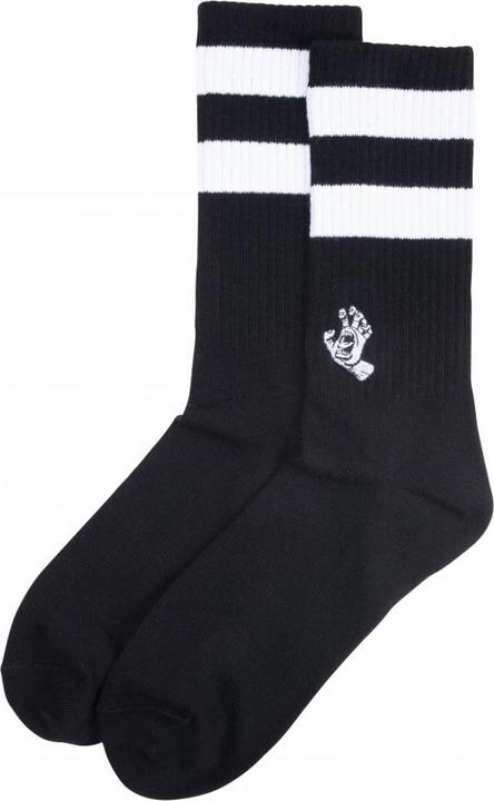 Santa Cruz Mini Mono Hand Twin Stripe Socks (One Size)