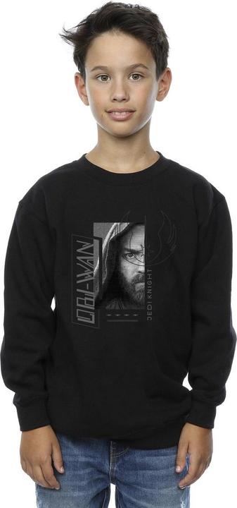 Actual product image Star Wars Boys Obi-Wan Kenobi Jedi SciFi Collage Sweatshirt (116)