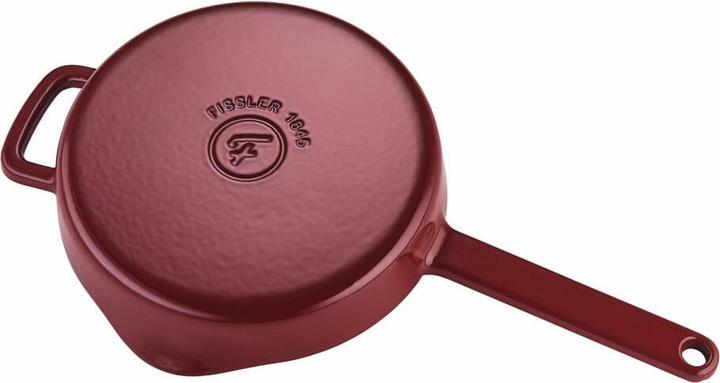 Actual product image Fissler Cast iron pan, burgundy red (26 cm, Frying pan, Cast iron)