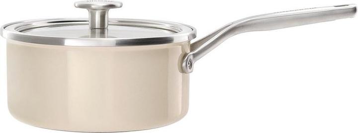 Produktbild KitchenAid Steel Core Enamel Steelpan - 20 cm (20 cm, Stielkasserolle, Stahl)