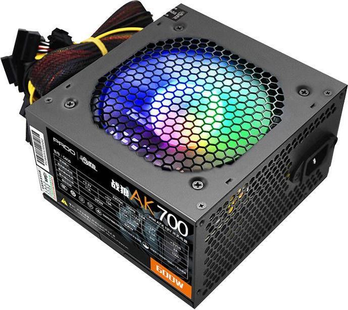 Produktbild Aigo Computer Power Supply AK700 RGB (black) (700 W)