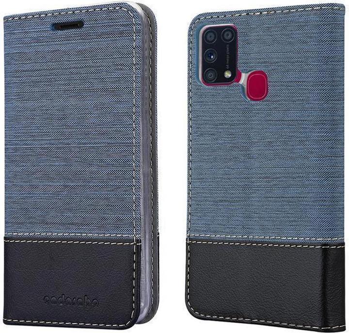 Produktbild Cadorabo Book Jeans Optik Cover (Samsung Galaxy M31)