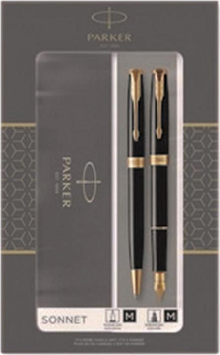 Actual product image Parker Sonnet DuoSet (Black, Gold, 2 x)