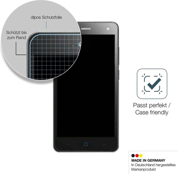Produktbild Dipos Displayschutz Anti-Shock (1 Stück, ZTE Blade L3)