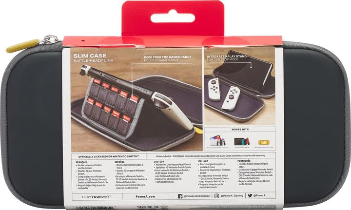 Produktbild PowerA Schmales PowerA-Etui für Nintendo Switch - Battle-Ready Link (Switch, Switch Lite)
