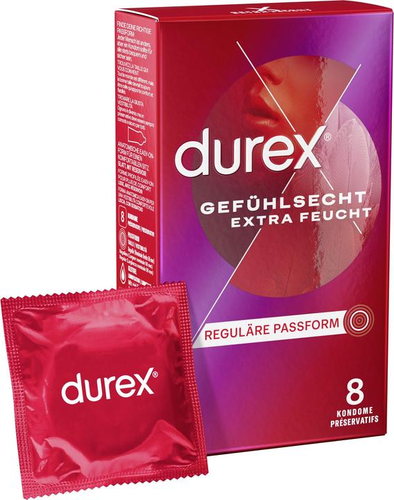 Durex Gefühlsecht Extra Feucht (8 Stk.)